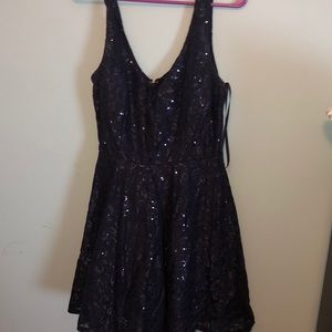 Navy Blue Jr. Dress